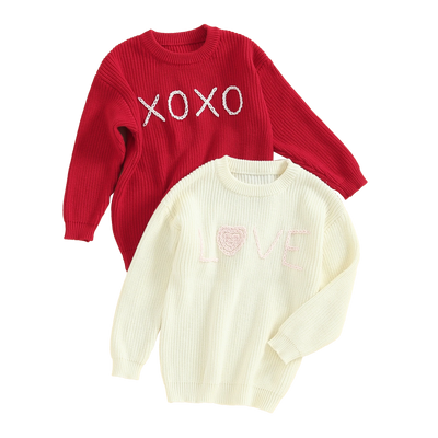 XOXO Knitted Sweatshirt
