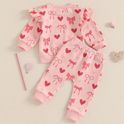 HEARTS & BOWTIES Ruffle Outfit