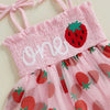 ONE Strawberry Tutu Romper