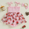 ONE Strawberry Tutu Romper