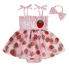 ONE Strawberry Tutu Romper