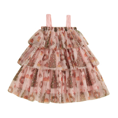 'TIS THE SEASON Layered Tulle Dress