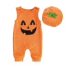 HAPPY PUMPKIN Orange Jumpsuit with Cap