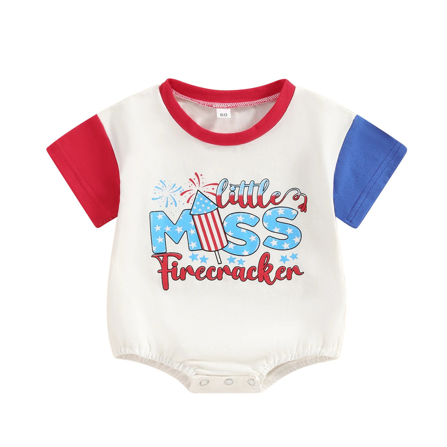 LITTLE MISS FIRECRACKER T-Shirt Onesie