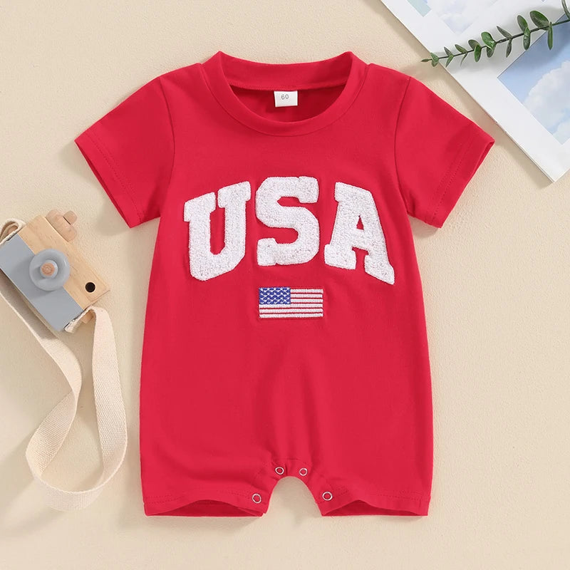 USA Plush Summer Romper