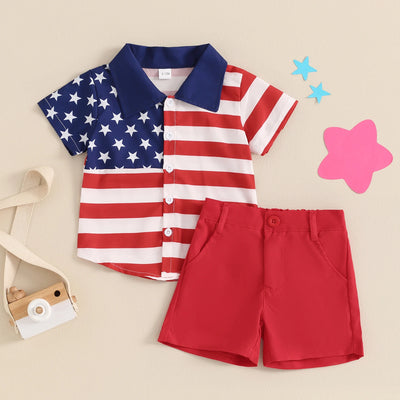 4TH OF JULY Flag Outfit