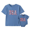 USA Floral T-Shirt/Onesie