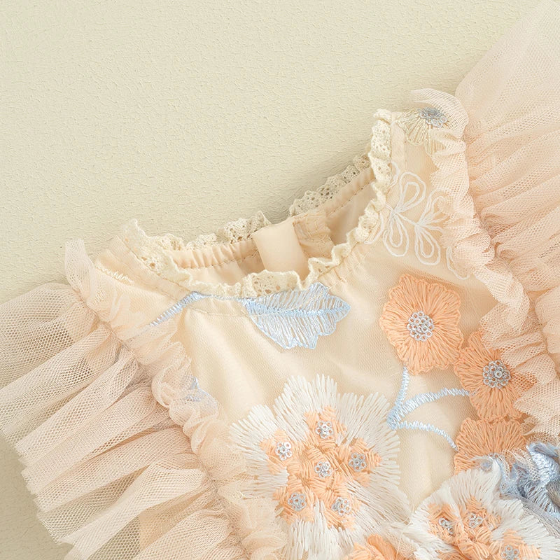 GARDEN FAIRY Tulle Romper Dress