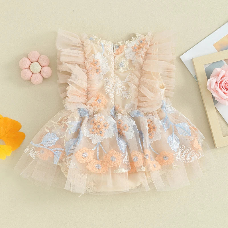 GARDEN FAIRY Tulle Romper Dress