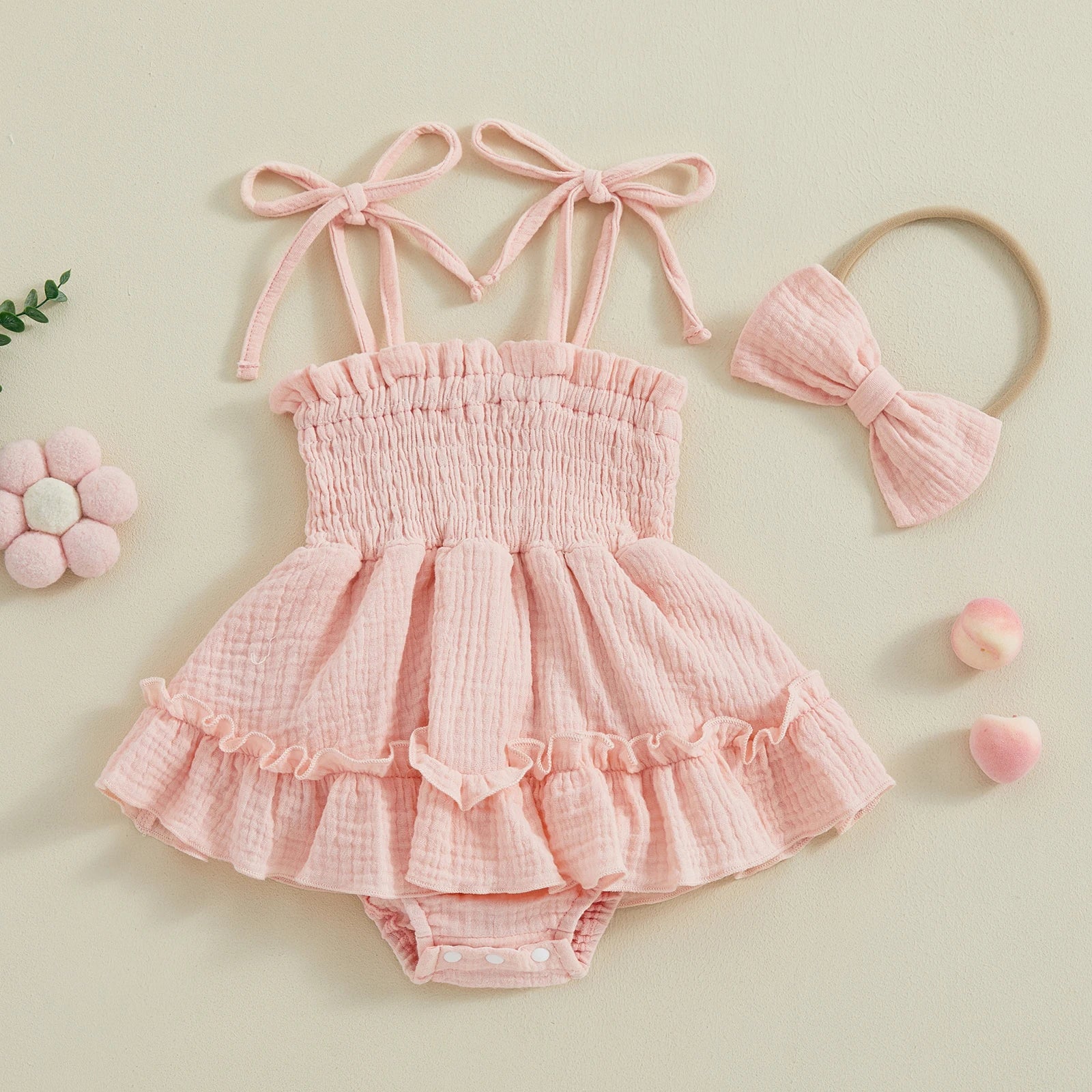 LUCY Romper Dress with Headband