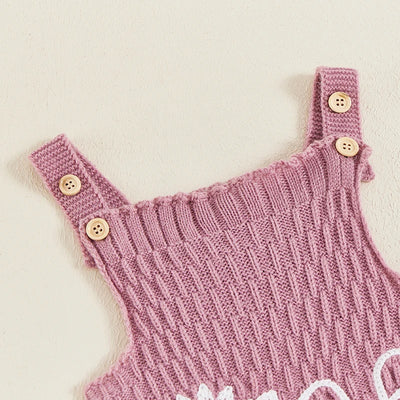 ONE Knitted Romper with Cap