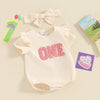 ONE Ruffle Onesie