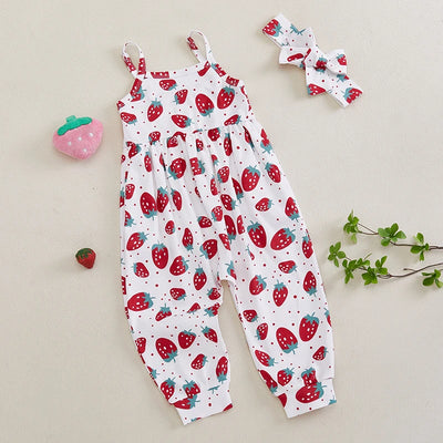 STRAWBERRY Pull-on Jumpsuit