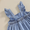 CHLOE Bowtie Denim Dress