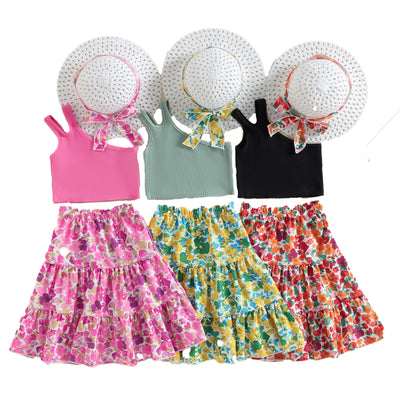 LILLYBELLE Skirt Set with Sun Hat