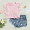 SUNNY DAYS Denim Shorts Outfit