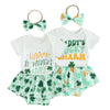 HAPPY ST. PATRICK'S DAY Outfit with Headband