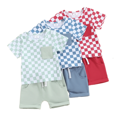CHECKERS Front Pocket Summer Outfit