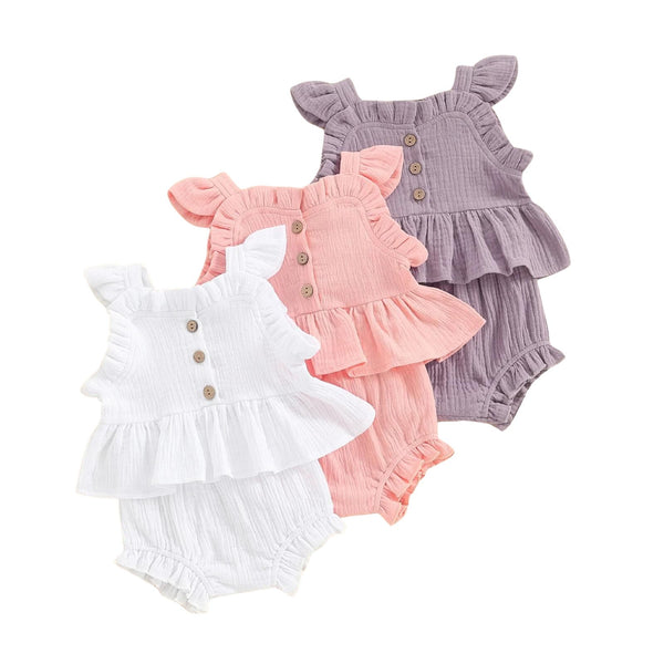 CLAIRE Ruffle Outfit Hazel & Bo