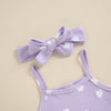 LAVENDER Flower Ruffle Outfit