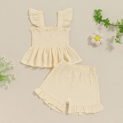 CHARLENE Smocked Summer Outfit