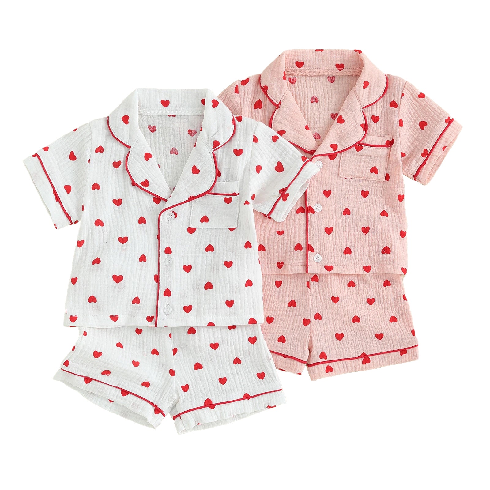 HEARTS Muslin Pyjamas Hazel Bo