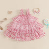 POLKA HEARTS Layered Tulle Dress