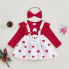 LOVE SANTA Overall Skirt Outfit