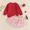 CHRISTMAS CREW Skirt Outfit