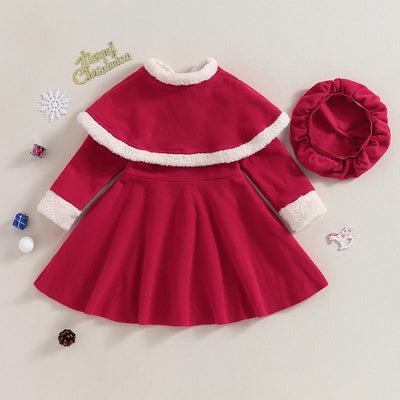 LITTLE MISS SANTA Coat with Beret