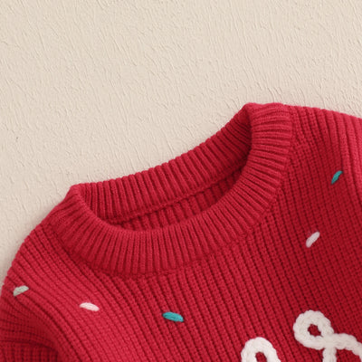 MERRY Red Knitted Sweater