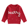 MERRY Red Knitted Sweater