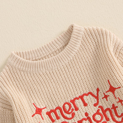 MERRY & BRIGHT Stars Knitted Sweater