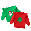 CHRISTMAS Ruffle Sweatshirt