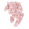 SANTA CLAUS Floral Ruffle Outfit