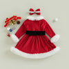 LITTLE MISS CLAUSE Dress with Headband