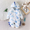 DINOSAUR Plush Hoody Jumpsuit