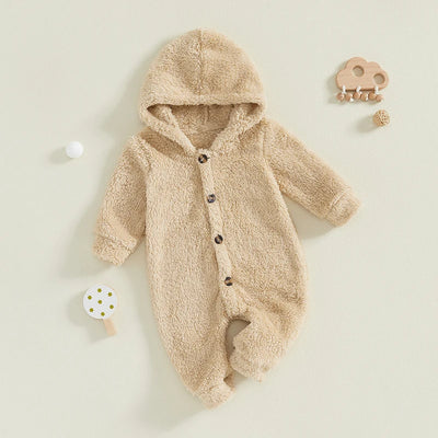 FLEECE Hooded Jumpsuit