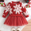 SNOWFLAKE Plush Tulle Skirt Outfit