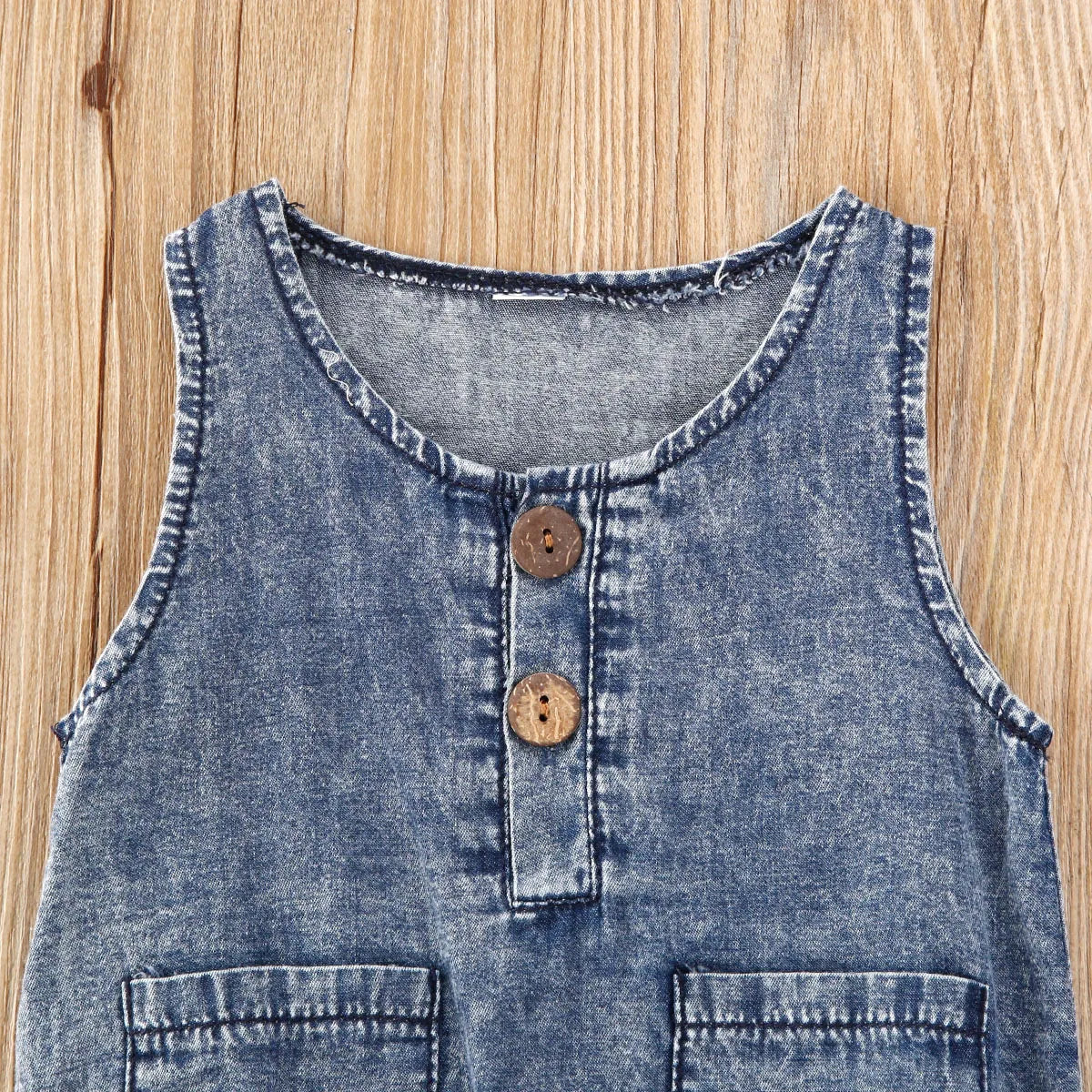 OSCAR Denim Romper