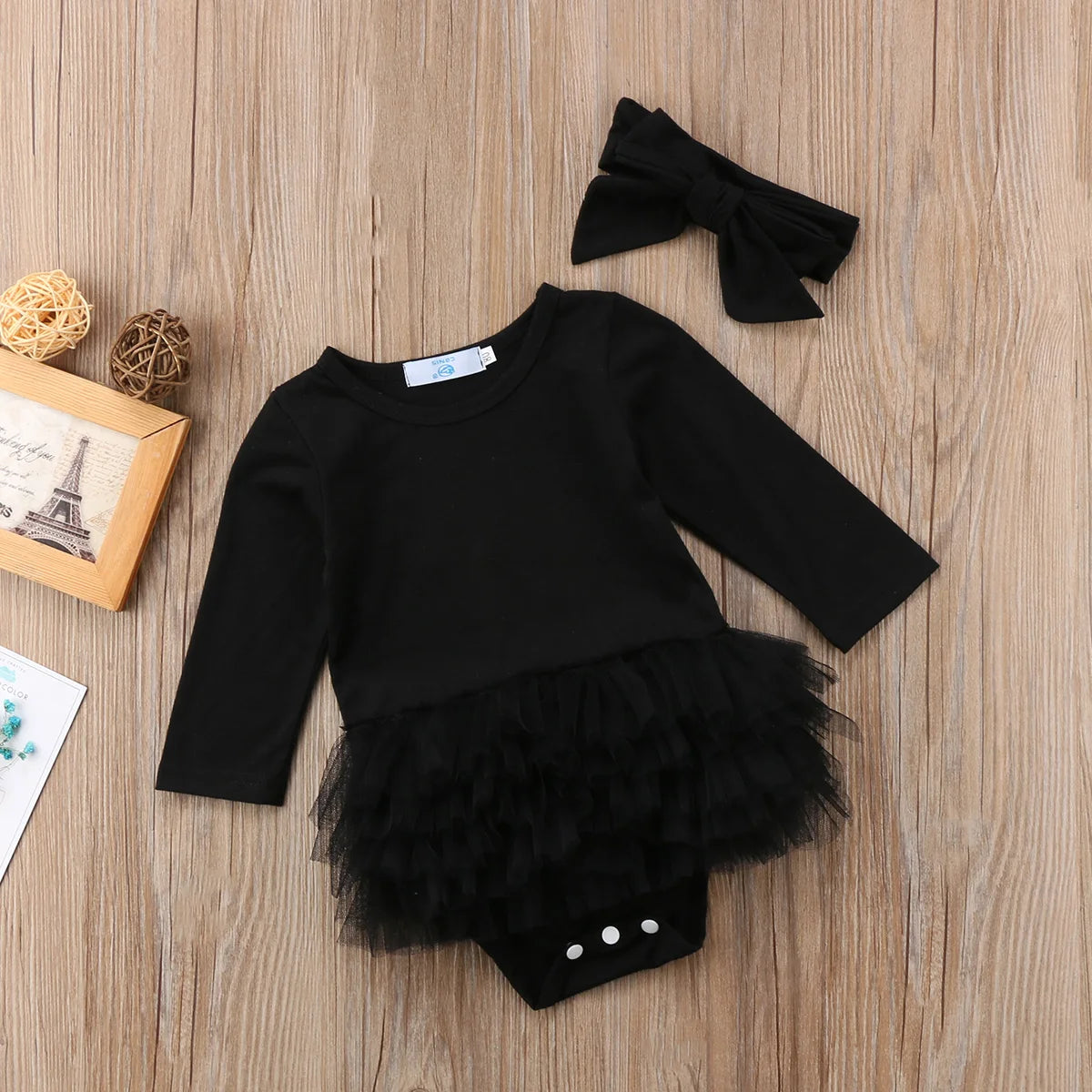 BLACK SWAN Tulle Romper