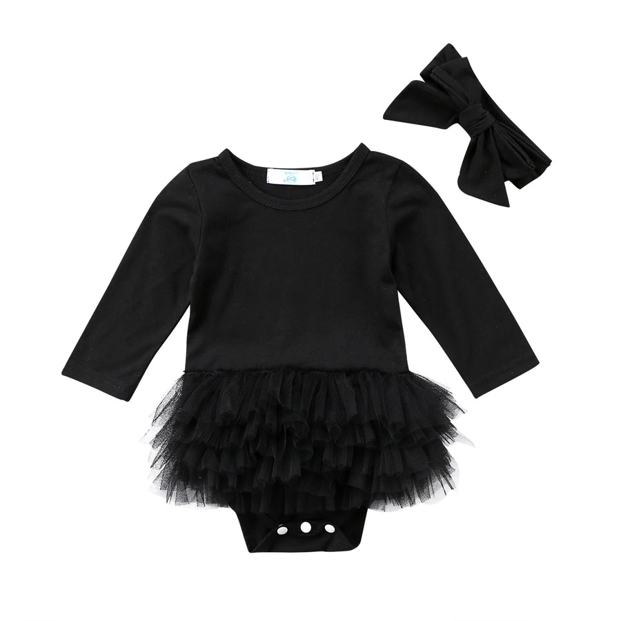 BLACK SWAN Tulle Romper
