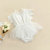ANASTASIA Lace & Tulle Romper Dress