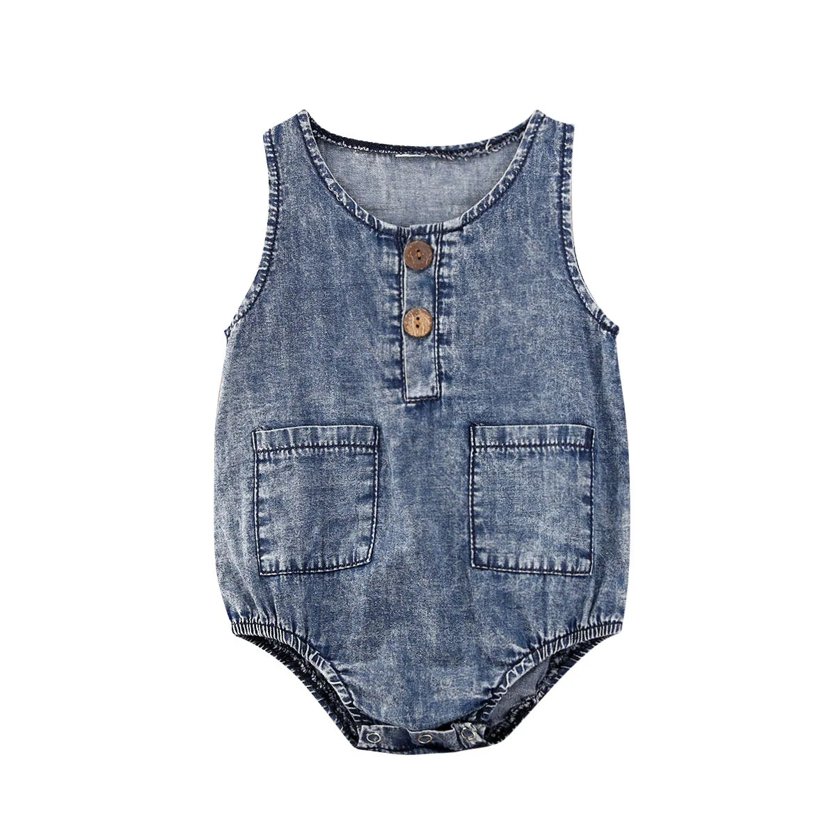 OSCAR Denim Romper