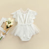 ANASTASIA Lace & Tulle Romper Dress