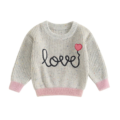 LOVE Balloon Knitted Sweater