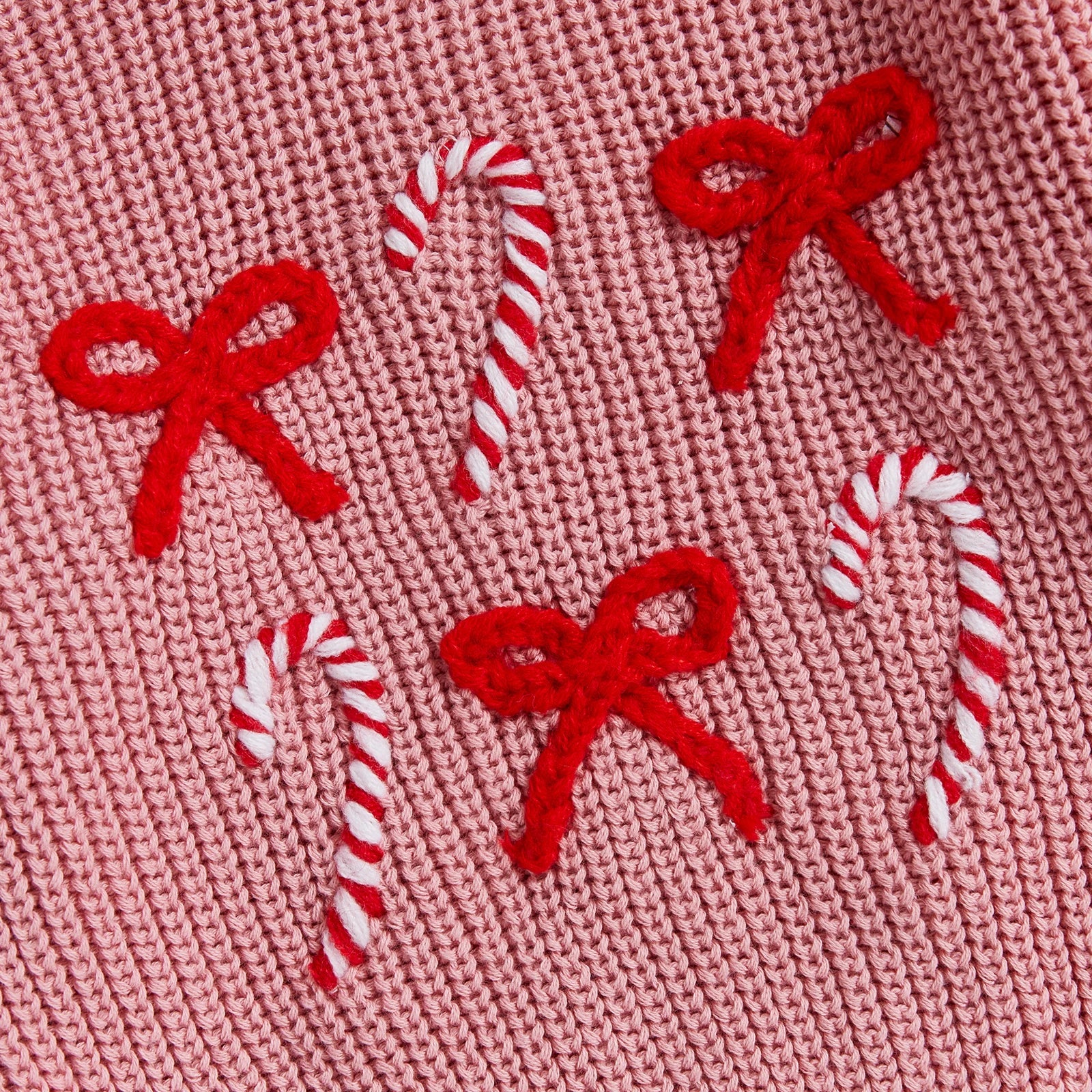 CANDY CANE Pink Knitted Sweater