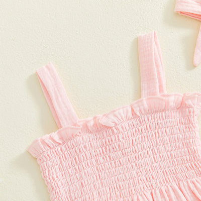 PENNY Smocked Muslin Summer Outfit