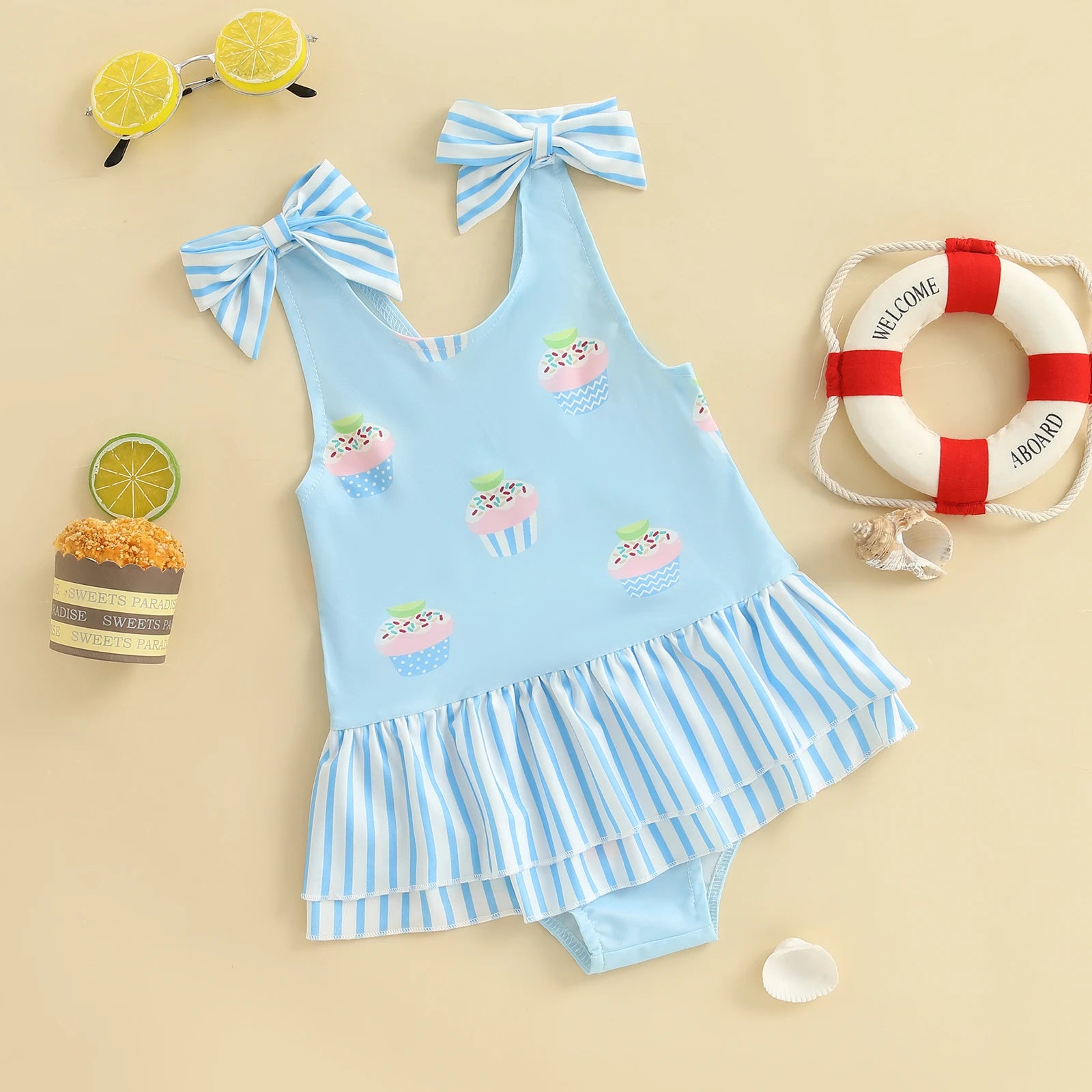 ICE CREAM Blue Swimsuit