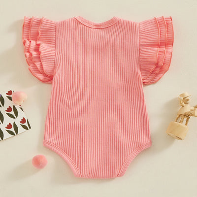 MILA Ruffle Sleeve Onesie
